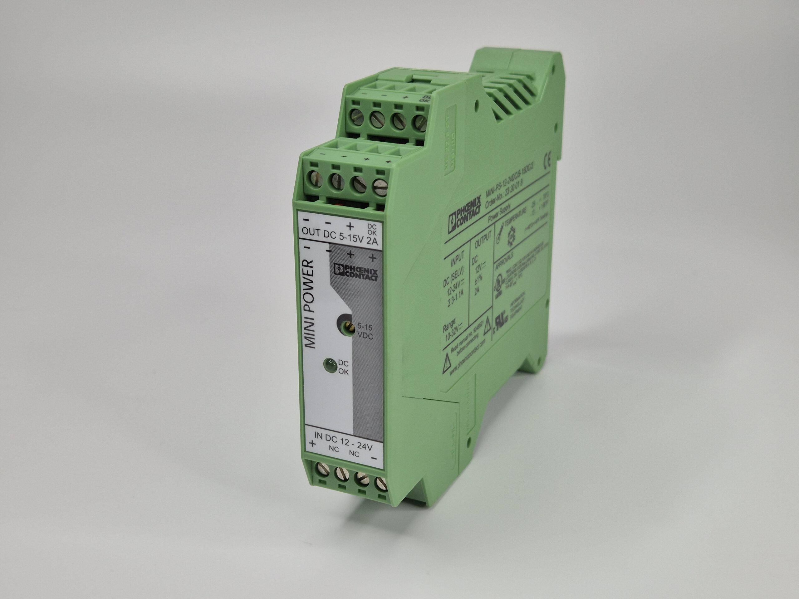 Преобразователь постоянного тока Phoenix Contact 2320018 MINI-PS- 12- 24DC/ 5-15DC/2