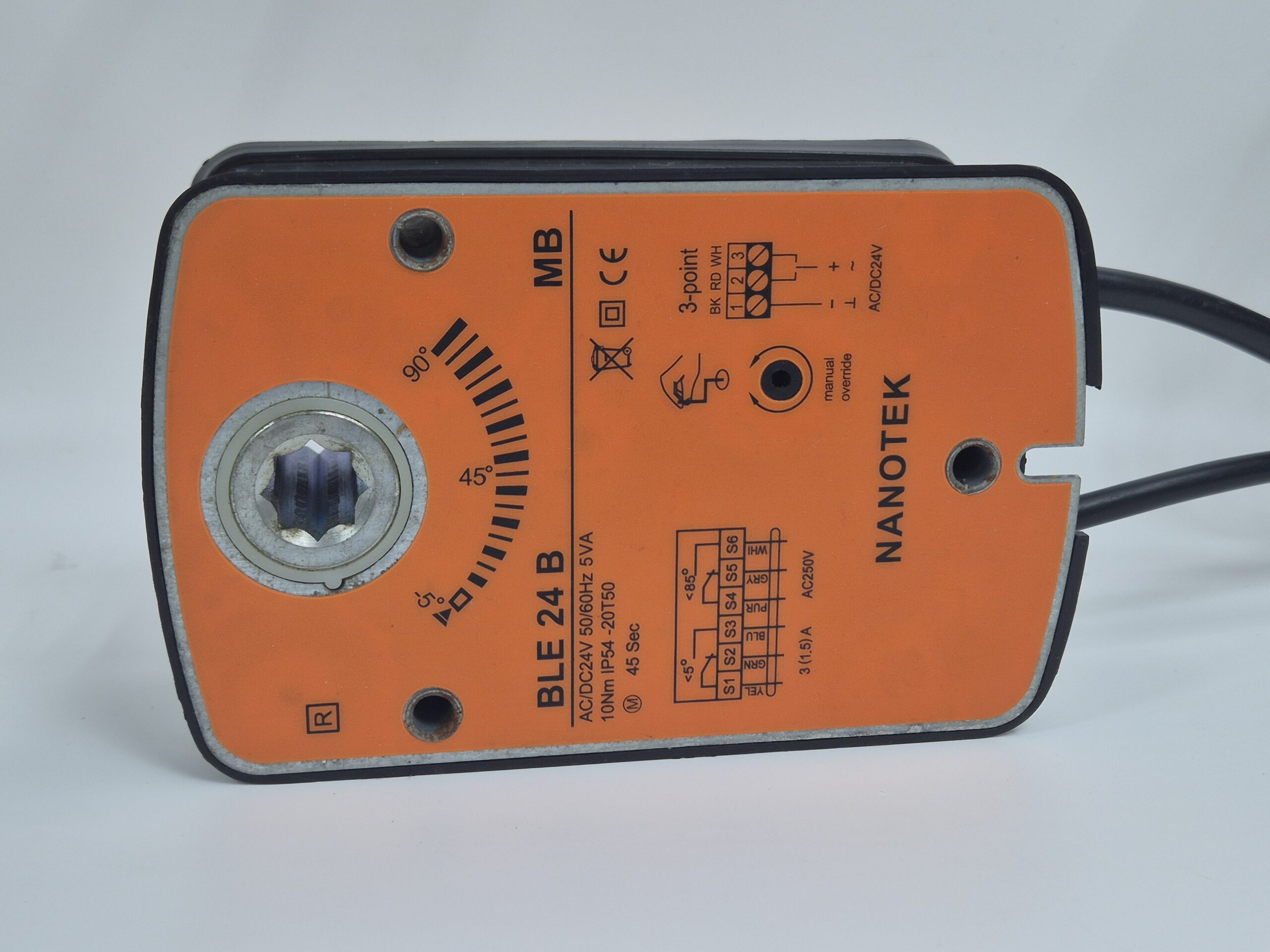 Электропривод воздушной заслонки Nanotek BLE 24 B MB
