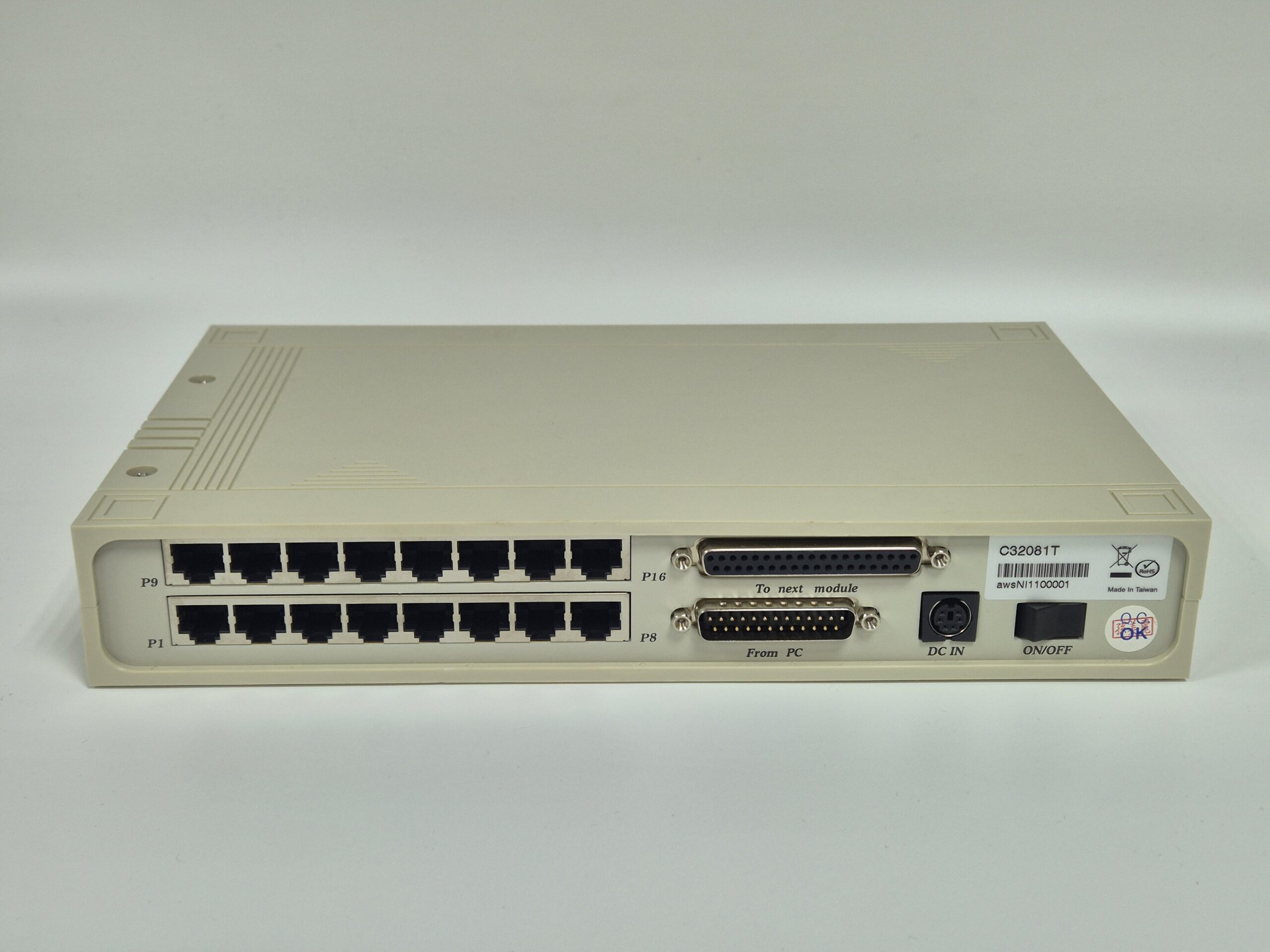 Базовый модуль интерфейсов RS-232 MOXA C32081T 16P-232